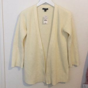 NWT J Crew cream cardigan sweater XS/XXS
